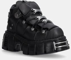 New Rock sneakers Negro Tower + Negro Acero culoarea negru, M-106-VS1 9BYH-OBU0GE_99X (M.106.VS1)