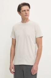Calvin Klein Jeans tricou din bumbac bărbați, culoarea bej, uni, J30J326159 9BYH-TSM17Z_01X (J30J326159)