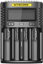 NITECORE Incarcator acumulatori Nitecore UM4, 4 canale Incarcator baterii