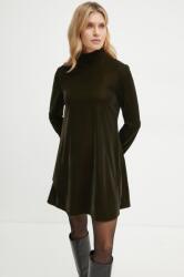 MAX&Co. MAX&Co. rochie de catifea culoarea verde, mini, evazată, 2426226014200 9BYH-SUD142_87X (2426226014200)
