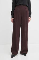 G-Star pantaloni femei, culoarea maro, lat, high waist, D25315-D522 9BYH-SPD1DZ_88X (D25315.D522)