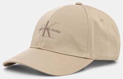 Calvin Klein Jeans șapcă de baseball din bumbac culoarea bej, cu imprimeu, K60K612317 9BYH-CAD006_12X (K60K612317)