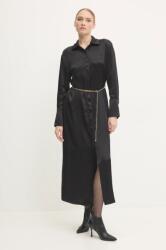 ANSWEAR rochie culoarea negru, maxi, dreaptă BBYA-SUD00T_99X (d984.ios)