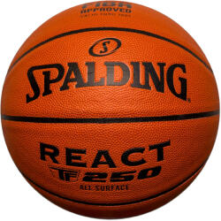 Spalding Kosárlabda Spalding React TF-250, 6-es méret 6 fekete|narancssárga