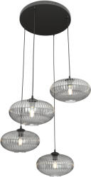 Emibig Coco függőlámpa 4x15 W fekete-grafit 1377/4PREM