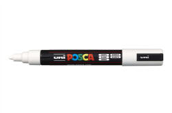 uni Dekormarker 1, 8-2, 5mm, Uni Posca PC-5M fehér (2UPC5MFEH) - haztartasibolt