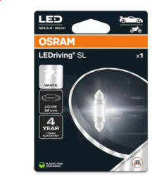 OSRAM LEDriving SL C5W 36mm 12V 0.6W 6000K LED - 6418DWP-1BL (4062172401159)