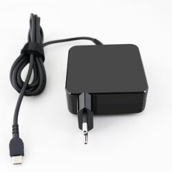 01FR024 5V-9V-12V-15V-18V-20V USB Type-C 65W tablet és laptop töltő (adapter) tápegység, fekete (01FR024)