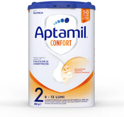 APTAMIL Formulă lapte pentru regimul dietetic al colicilor și constipației Aptamil Confort 2, 800 g, 6-12 luni
