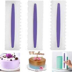 Cakesicq Tortaszél spatula 3db - Cakesicq (ilcCQT.36H)