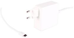 Utángyártott 5V-20V USB Type-C 87W 5V-9V-12V-15V-18V-20V USB Type-C 87W tablet és laptop töltő (adapter) utángyártott tápegység, fehér (5V-20V USB Type-C 87W)
