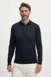 Giorgio Armani gyapjú pulóver könnyű, férfi, sötétkék, 8N1MV6 1M67Z - sötétkék 52