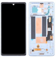  NBA001LCD10112002766228729 Google Pixel 7a OLED kijelző érintővel Kék kerettel, előlap (NBA001LCD10112002766228729)