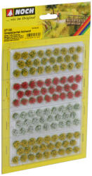 Noch 07135 Fűcsomók, bokor, színes virág, 6 mm, 104 db (4007246071357)