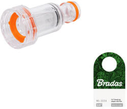 Bradas WHITE LINE WL-2234 Menetes Csapcsatlakozó Szűrővel 3/4" BM (1503161)