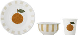Bloomingville Vase pentru copii Agnes Orange 3 el (82062000) Set pentru masa bebelusi