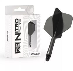 Red Dragon Darts toll és szár egyben Red Dragon Nitro Flite fekete, standard toll és hosszú szár