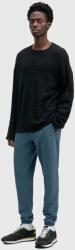 AllSaints pamut melegítőnadrág RAVEN SWEATPANT sima, M031TA - kék L