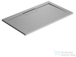becrisa VALENTIA 90x180 cm-es (A oldal x B oldal, lásd műszaki rajz) zuhanytálca fémes hatású felülettel, plomo metalizado VAL17L90X180 (VAL17L90X180)