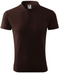 MALFINI Férfi galléros póló Pique Polo - Kávébarna | XXXL (2032718)