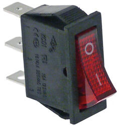  Kapcsoló 1-pólusú Piros 16a 250v - gastrobolt - 1 390 Ft