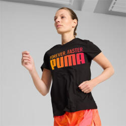 PUMA Run Favorites FF Graphic Tee női rövid ujjú futópóló XS (526144-01-XS)