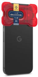 Spigen Caseology Snap Fit Google Pixel 9 Tempered Glass kameravédő fólia felhelyező kerettel, átlátszó (2db) (AGL08499)