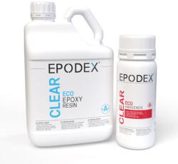 Epodex Rasina epoxidica Epodex transparent de turnare ECO grosime 0, 1-1 cm Verde închis metalic 15, 0kg (10kg A + 5kg B)