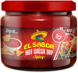 El Sabor Hot Salsa Dip Spicy - csípős 300g