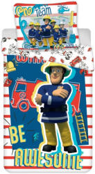 Mattel Sam a tűzoltó Awesome ágyneműhuzat Wake Up 140×200cm, 70×90 cm Nr1