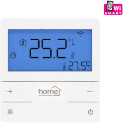  Home FHT76WIFI okos termosztát elektromos fűtőszőnyeghez, LCD kijelző, heti programozás, padlószenzor (FHT76WIFI)