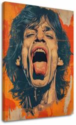 Kép MICK JAGGER - A szikla ereje | 100% eredeti akril festett kép