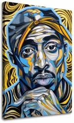  Image Tupac Shakur - A rap arany tónusai | 100% eredeti akril festett kép