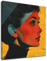 Audrey Hepburn festmény vászonra - Elegáns ikon