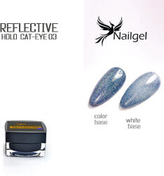 Reflectív Hologram Cat-Eye 03 gél lakk 5 ml
