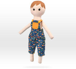 Takoy Baba fiú - Szabásminta panel pamutból