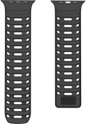 Dux Ducis CS Magnetic Silicone csereszíj Apple Watch 42 / 44 / 45 / 49 mm - fekete