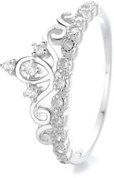 Silenti Jewelry Сребърен пръстен "Принцеса" - 7 - 54.5мм (17.2мм диам. )