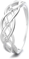 Silenti Jewelry Сребърен пръстен "Отражение" - 7 - 54.5мм (17.2мм диам. )