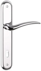  Kyra króm egybecímkés kilincs, fix gombbal , Balos , 90 , Cilinderlyukas , Króm , Egybe cimkés