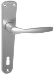  Christie F1(alumínium színű) egybecímkés alumínium kilincs, fix gombbal , Balos , 90 , Cilinderlyukas , F1 alumínium , Rozettás