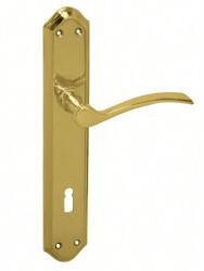  Marco réz egybecímkés kilincs, forgó gombbal , Jobbos , 72 , Kulcslyukas , Réz , Egybe cimkés