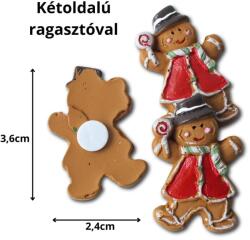 Öntapadós mézeskalács 3,4 cm 3 db