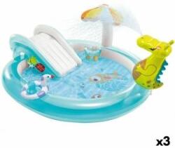 Intex Piscină Gonflabilă pentru Copii Intex Crocodil Loc de joacă 201 x 84 x 17 cm (3 Unități)