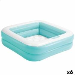 Intex Piscină Gonflabilă pentru Copii Intex Pătrat 57 L 86 x 25 x 86 cm (6 Unități)