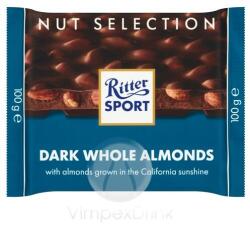 Ritter SPORT Selection étcsokoládé egész mandulával 100 g