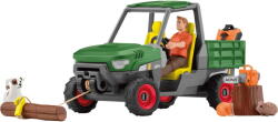 Schleich Farm World forest farmer with vehicle, toy figure (42659) - pcone Figurina