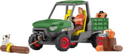 Schleich Farm World forest farmer with vehicle, toy figure (42659) Figurina
