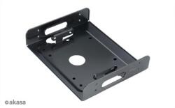 Akasa HDD/SSD beépítő keret Akasa 5.25 helyre - 3.5/2.5 HDD/SSD Fekete (AK-HDA-01)