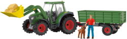 Schleich Farm World tractor with trailer, toy vehicle (42608) - pcone Figurina